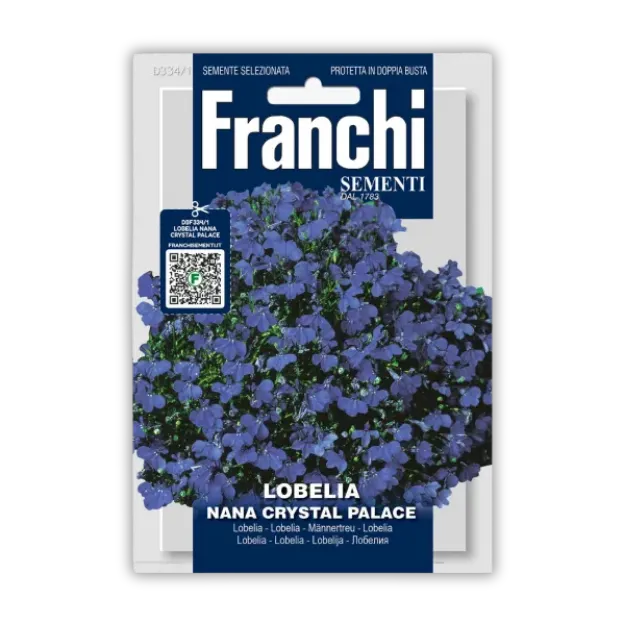 Franchi Sementi semena lobelije Nana Crystal Palace – modra enoletna cvetlica