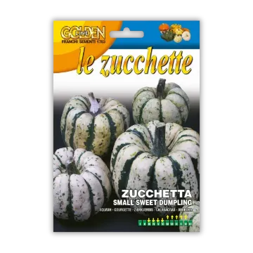 Majhna okrasna bučka Sweet Dumpling – belo-zelena buča Majhna okrasna bučka Sweet Dumpling – belo-zelena buča