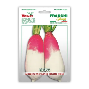 Pol dolga repa z belo sredico Pol dolga repa z belo sredico