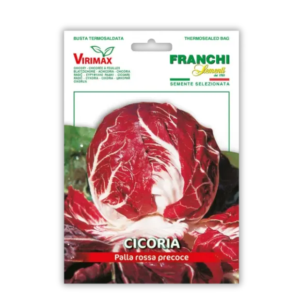 Semena rdečega radiča Palla Rossa Franchi Sementi