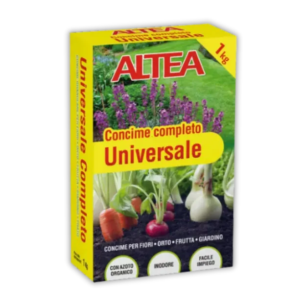 Altea Universale Completo - univerzalni gnojilo za vrt, sadje in okrasne rastline - embalažna škatla