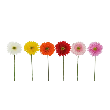 Umetna gerbera - dekorativni cvet v več barvah Umetna gerbera - dekorativni cvet v več barvah
