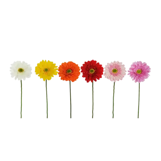 Umetna gerbera - dekorativni cvet v več barvah