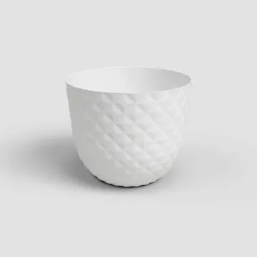 Okrasni lonec Havana Tropical  - granitno bel Okrasni lonec Havana Tropical  - granitno bel