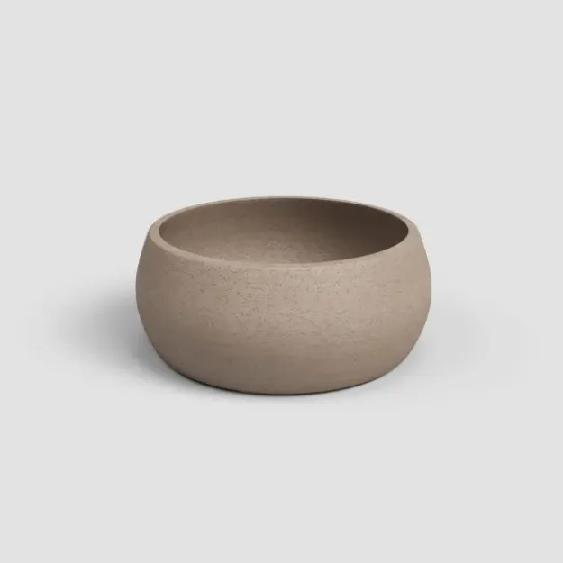 Ročno izdelan keramična skleda Hemera, rjava