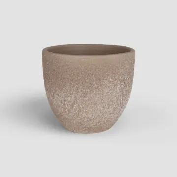 Unikaten keramični lonec Héstia, bel - kamnitega videza Unikaten keramični lonec Héstia, bel - kamnitega videza