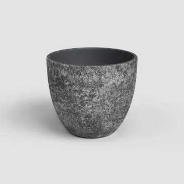 Unikaten keramični lonec Héstia, granitno siv- kamnitega videza Unikaten keramični lonec Héstia, granitno siv- kamnitega videza