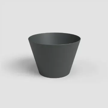 Minimalistična skleda Porto - antracit črna za eleganten notranji dekor Minimalistična skleda Porto - antracit črna za eleganten notranji dekor