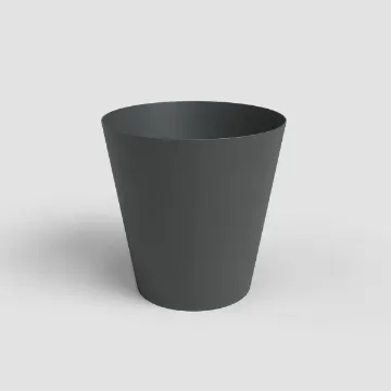 Stožčast cvetlični lonec Porto - antracit črna Stožčast cvetlični lonec Porto - antracit črna