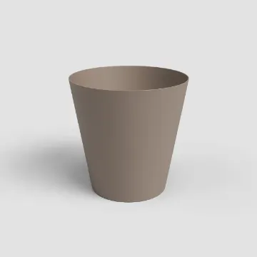 Stožčast cvetlični lonec Porto - rjav Stožčast cvetlični lonec Porto - rjav