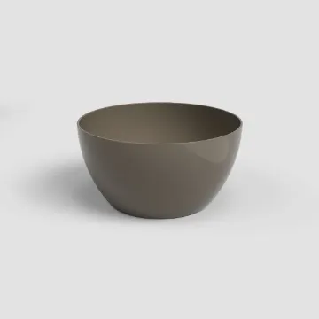 San Remo Glossy cvetlična skleda - rjav in prefinjen sijaj za sodoben dekor San Remo Glossy cvetlična skleda - rjav in prefinjen sijaj za sodoben dekor