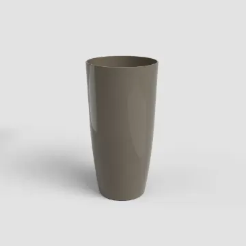 Visok cvetlični lonec Santorini - rjav Visok cvetlični lonec Santorini - rjav
