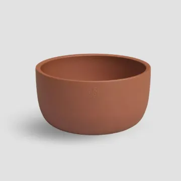 Ročno izdelana skleda Urania -  terracotta za sodoben dekor Ročno izdelana skleda Urania -  terracotta za sodoben dekor