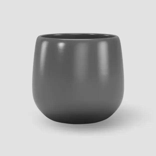 Brezčasen keramični lonec Vitória  - temno siv