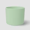 Klasični okrasni lonček Eva - mint zelena sijaj