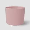 Klasični okrasni lonček Eva - roza mat