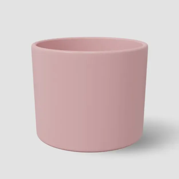 Klasični okrasni lonček Eva - roza mat