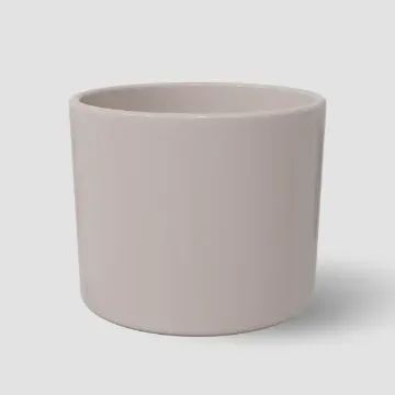 Klasični okrasni lonček Eva - topla siva sijaj Klasični okrasni lonček Eva - topla siva sijaj
