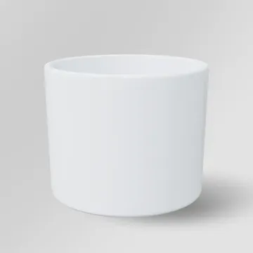 Klasični okrasni lonček Eva - bela sijaj Klasični okrasni lonček Eva - bela sijaj