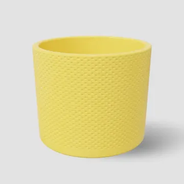 Pikčasti keramični lonček Evi - limona sijaj Pikčasti keramični lonček Evi - limona sijaj