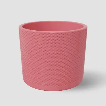 Pikčasti keramični lonček Evi - roza sijaj Pikčasti keramični lonček Evi - roza sijaj