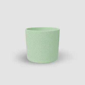 Pikčasti keramični lonček Evi - mint zelena sijaj Pikčasti keramični lonček Evi - mint zelena sijaj