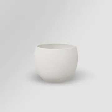 Okrogel keramični lonček Lisa - vanilija sijaj Okrogel keramični lonček Lisa - vanilija sijaj