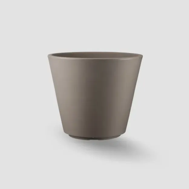 Cvetlični lonec Ribeira - rjav