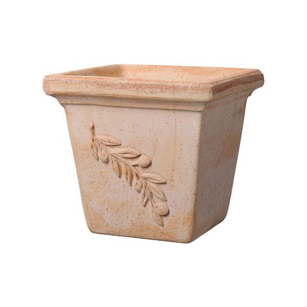 Slika Glinen cvetlični lonec Deroma OLIVE