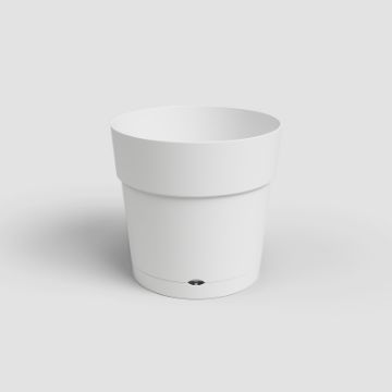 Prikaži podrobnosti za Širok lonec z rezervoarjem vode CAPRI - bel Slika Širok lonec z rezervoarjem vode CAPRI - bel