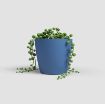 Slika Okrasni cvetlični lonec SAN REMO - mat modra