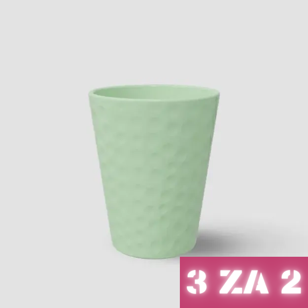 Slika 3 ZA 2: Pikast keramičen lonček Linda - mint zelena sijaj
