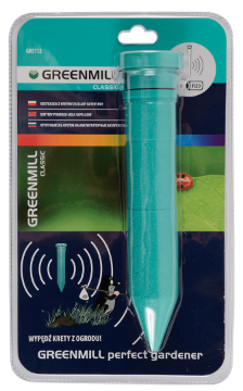 Prikaži podrobnosti za Sonični odganjalec krtov Greenmill GR5112 Slika Sonični odganjalec krtov Greenmill GR5112