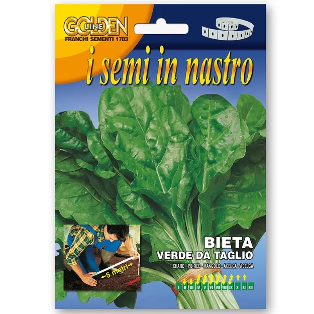 Sprednja stran pakiranja semen Blitve Verde da taglio