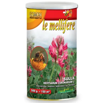 Sulla – Medonosna in krmna rastlina 500 g Seme Sulle v pločevinki 500 g