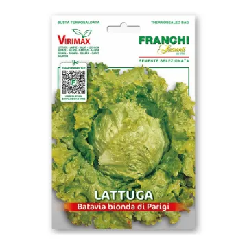 Solata BATAVIA BIONDA DI PARIGI Sprednja stran embalaže semen Solate BATAVIA BIONDA DI PARIGI
