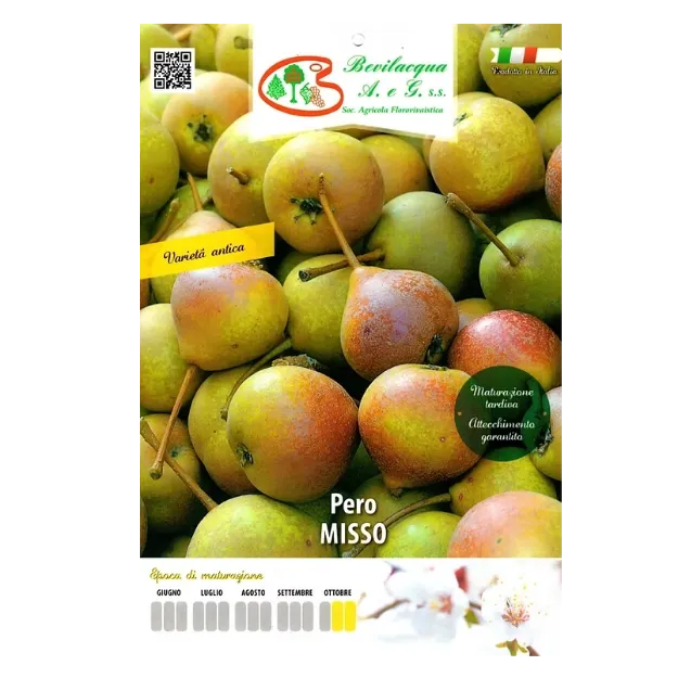 Etiketa Sadika hruške Pero Misso