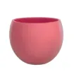 Okrogel keramičen lonec Lisa v alt roza barvi