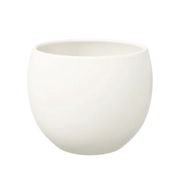 Okrogel okrasen keramičen lonec Lisa