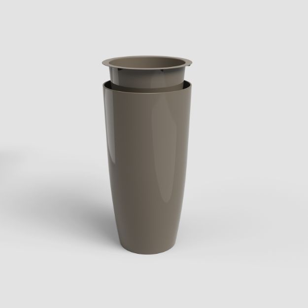 Slika Vložek za lonec Santorini - rjava