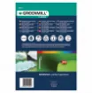 Bela vrtna koprena Greenmill GR1010, etiketa črtna koda opis artikla in navdodila