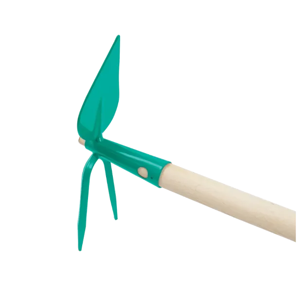 3-zobna motika v obliki srca z ročajem