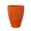 Okrasni lonček Carly - keramika -oranžna