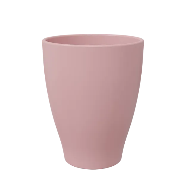 Okrasni lonček Carly - keramika roza mat
