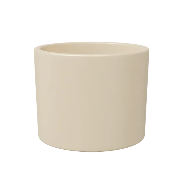 Okrasen cvetlični lonec Eva  - smetana