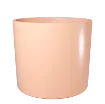 Okrasen cvetlični lonec Eva - svetlo roza mat