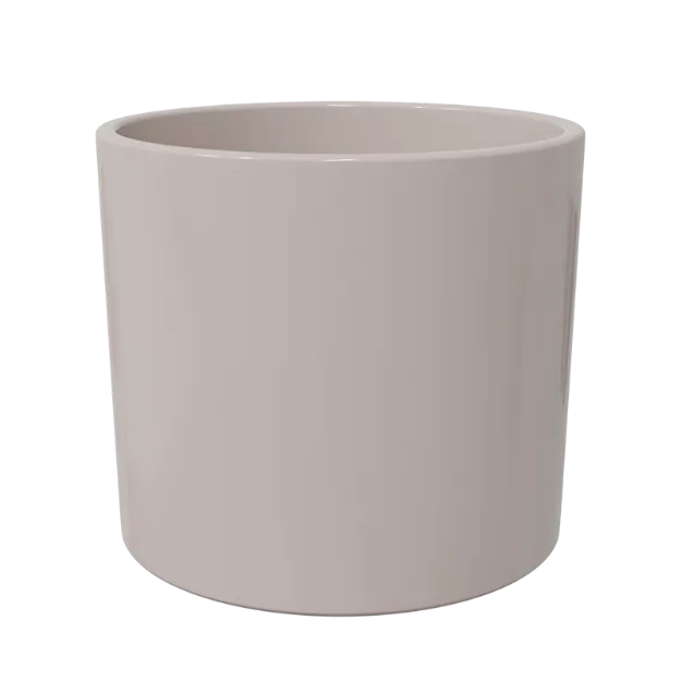 Okrasen cvetlični lonec Eva - siva sijaj