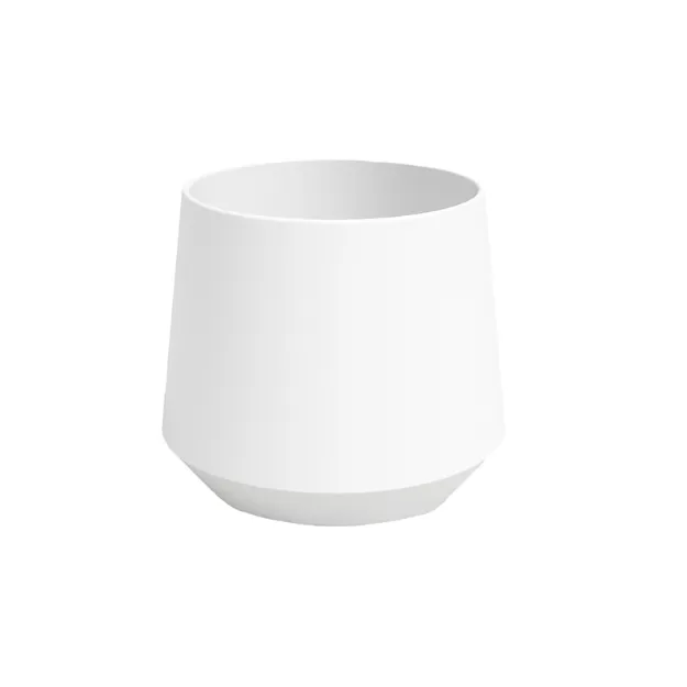 Okrasni cvetlični lonec Aurora - bela