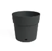 Okrasni cvetlični lonec CAPRI WIDE, črna