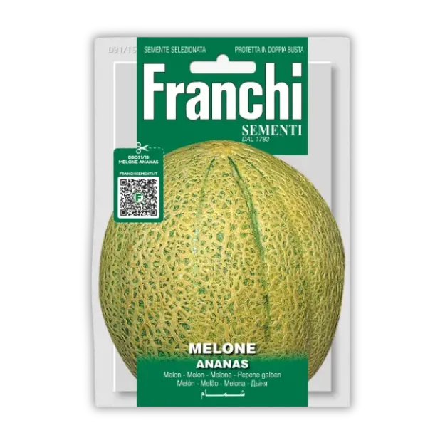 Melona Ananas sprednjs stran embalaže semen